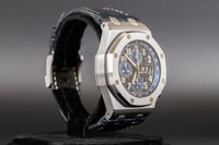 Audemars Piguet<br>26470ST Royal Oak Offshore 'Brick' Black/Blue Dial