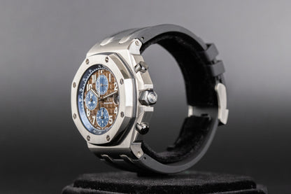 Audemars Piguet<br>26470ST Royal Oak Offshore 'Brick' Brown/Blue Dial