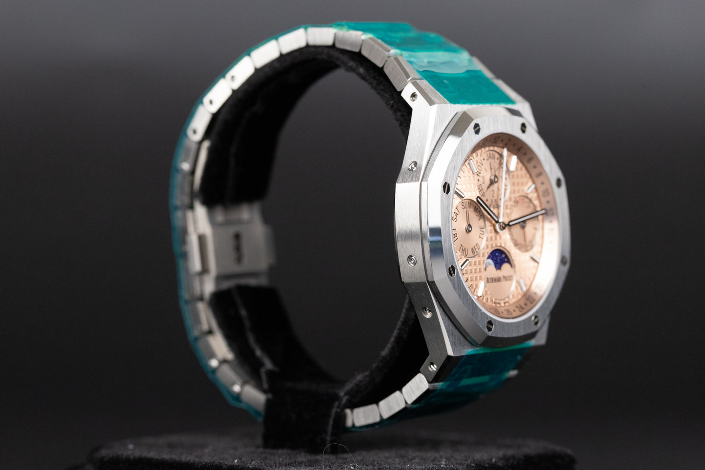 Audemars Piguet 26615TI Royal Oak Perpetual Calendar Titanium Salmon Dial
