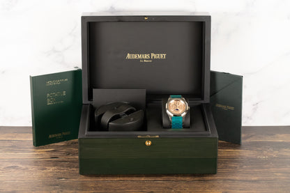 Audemars Piguet 26615TI Royal Oak Perpetual Calendar Titanium Salmon Dial