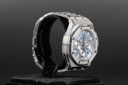 Audemars Piguet 26715ST Royal Oak Chronograph 38mm Ice Blue Dial