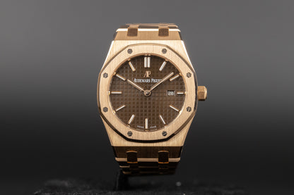 Audemars Piguet<br>67650OR Lady Royal Oak Chocolate Dial