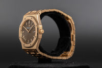 Audemars Piguet<br>67650OR Lady Royal Oak Chocolate Dial