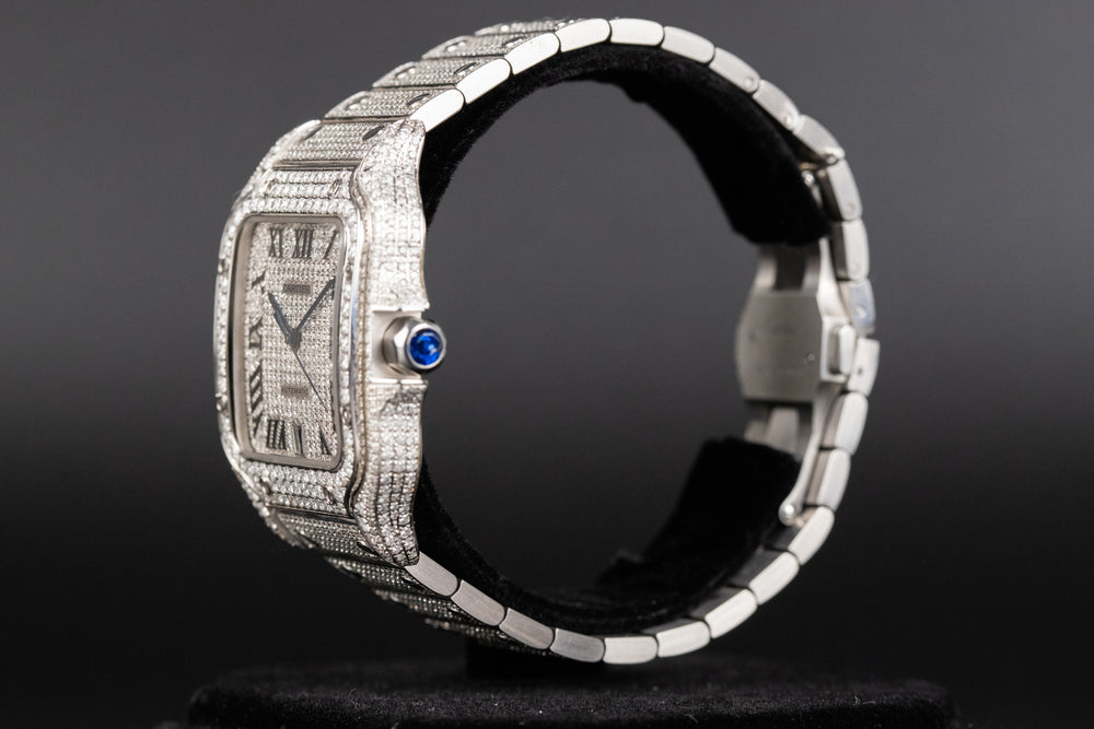 Cartier<br>WSSA0018 Santos De Cartier Custom Diamond