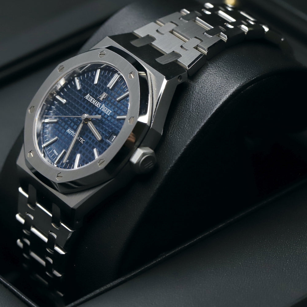 Audemars Piguet<br>15450ST Royal Oak Blue Dial