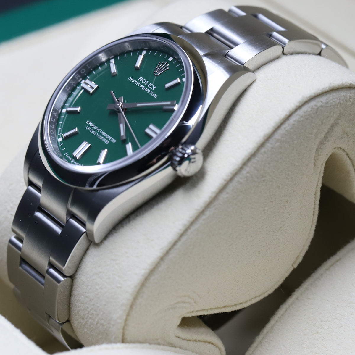 Rolex<br>126000 Oyster Perpetual 36mm Green Dial