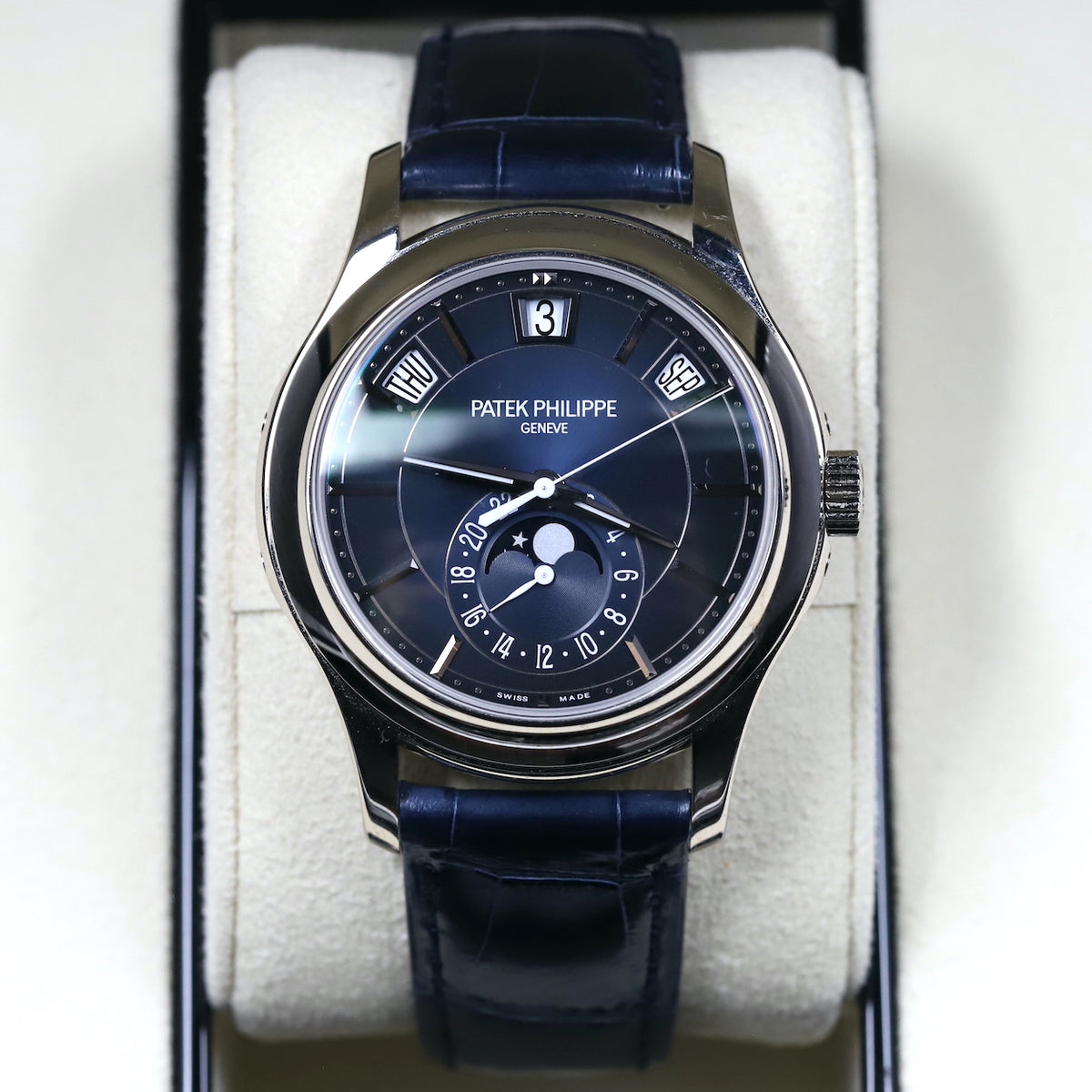 Patek Philippe<br>5205G Complications Annual Calendar Moonphase