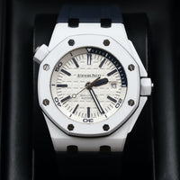 Audemars Piguet<br>15707CB Royal Oak Offshore Diver White Ceramic