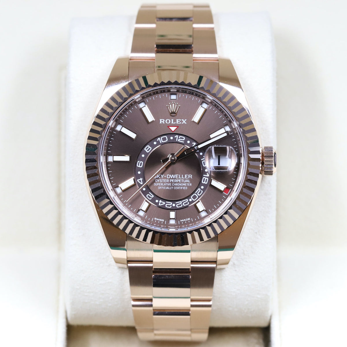 Rolex<br>326935 Sky-Dweller Chocolate Dial