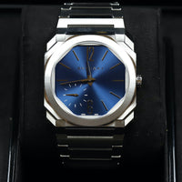 Bulgari<br>103431 Octo Finissimo Steel Blue Dial