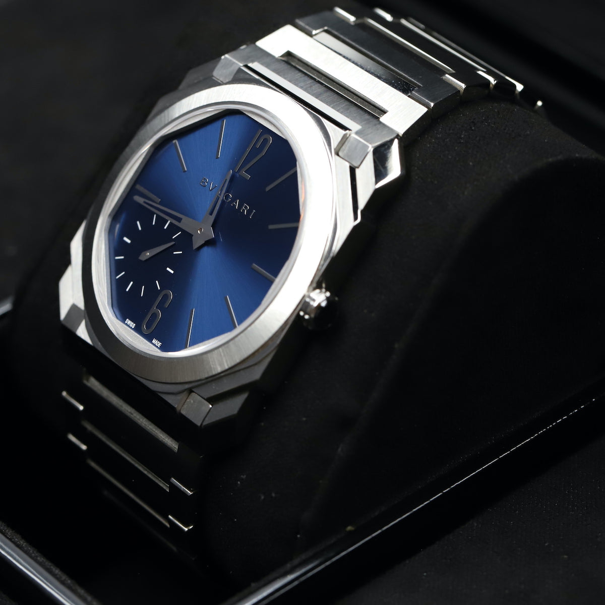 Bulgari<br>103431 Octo Finissimo Steel Blue Dial