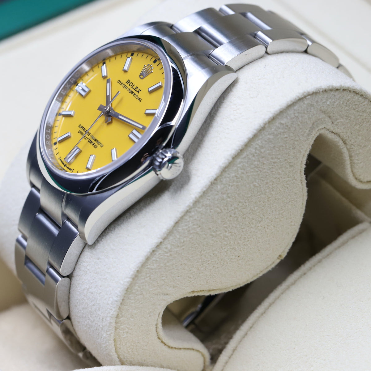 Rolex<br>126000 Oyster Perpetual 36mm Yellow Dial