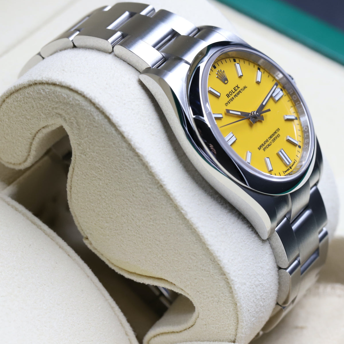 Rolex<br>126000 Oyster Perpetual 36mm Yellow Dial