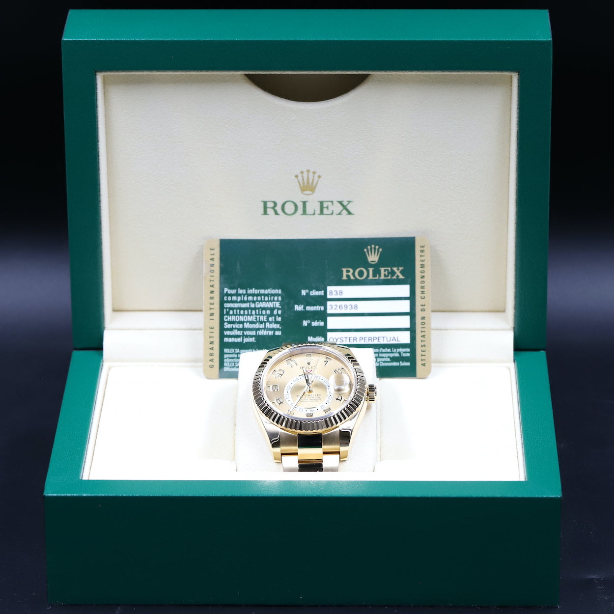 Rolex sky dweller arabic numerals online