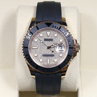 Rolex<br>116655 Yacht-Master 40 Oysterflex Factory Pave Diamond Dial