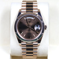 Rolex<br>228235 DayDate 40 Chocolate Roman Numeral Dial