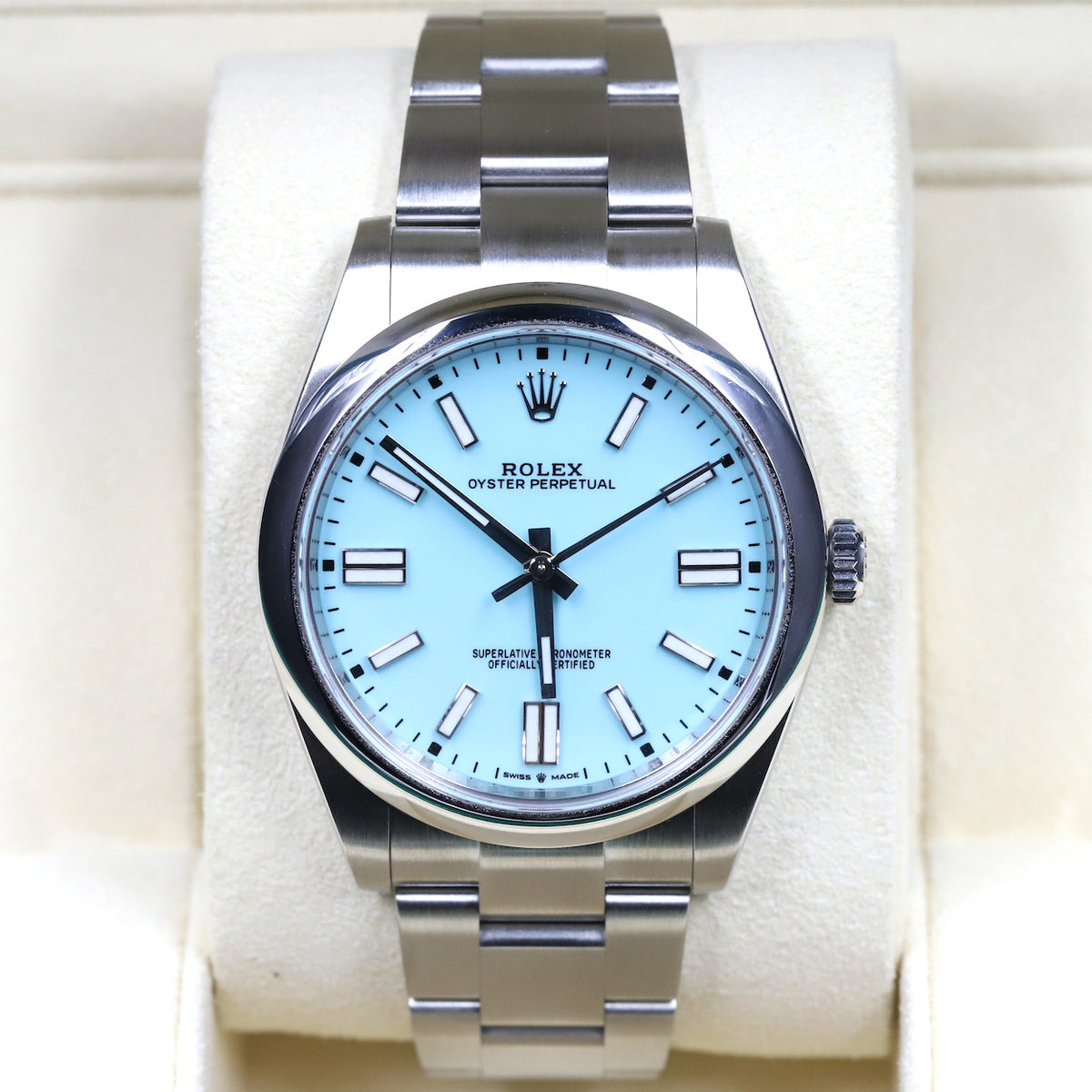 Rolex<br>124300 Oyster Perpetual 41mm 'Tiffany' Blue Dial