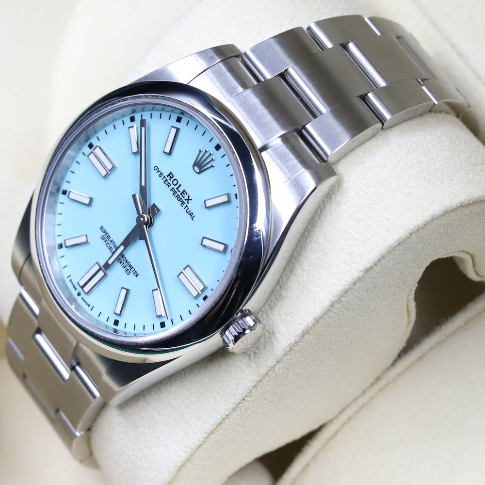 Rolex<br>124300 Oyster Perpetual 41mm 'Tiffany' Blue Dial