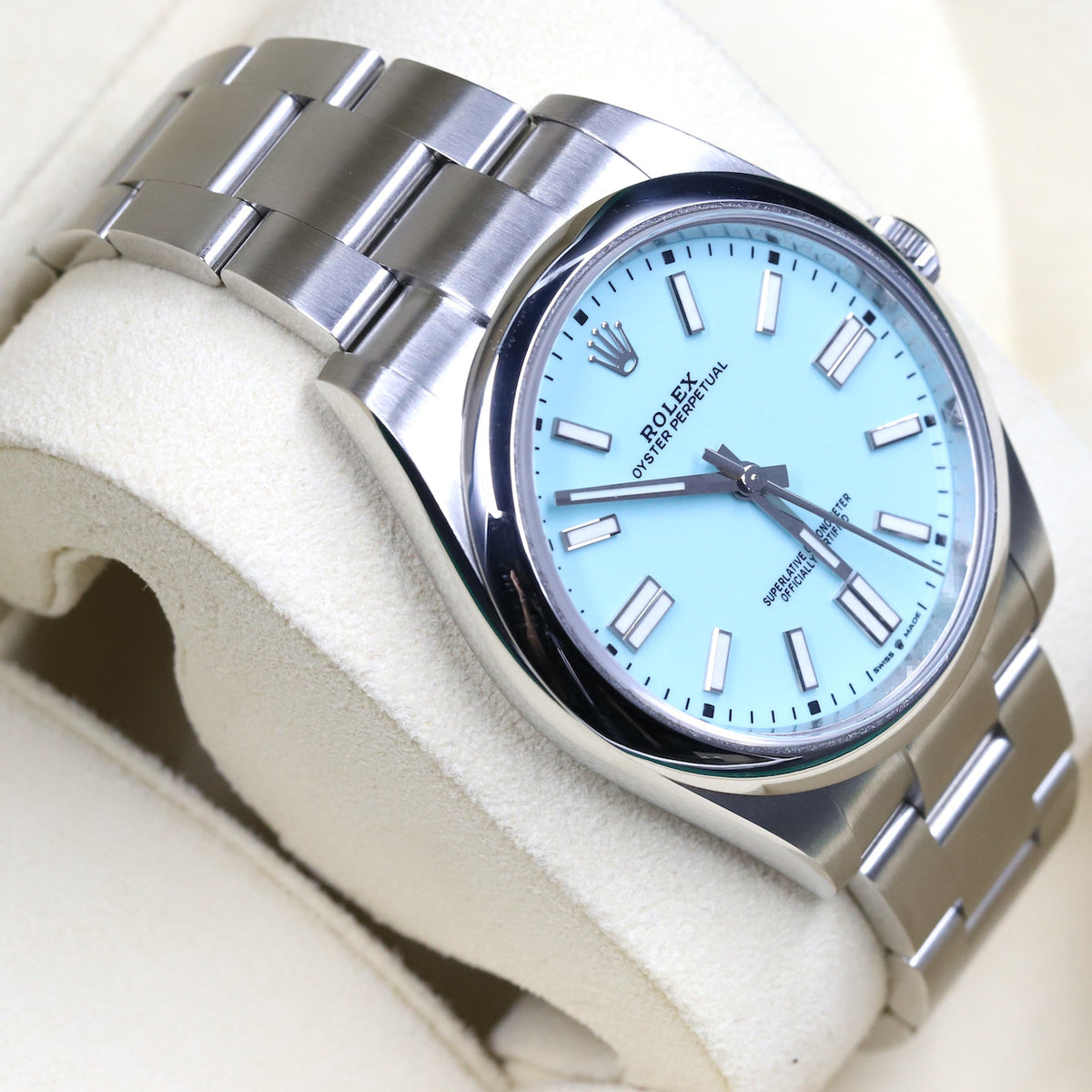 Rolex<br>124300 Oyster Perpetual 41mm 'Tiffany' Blue Dial