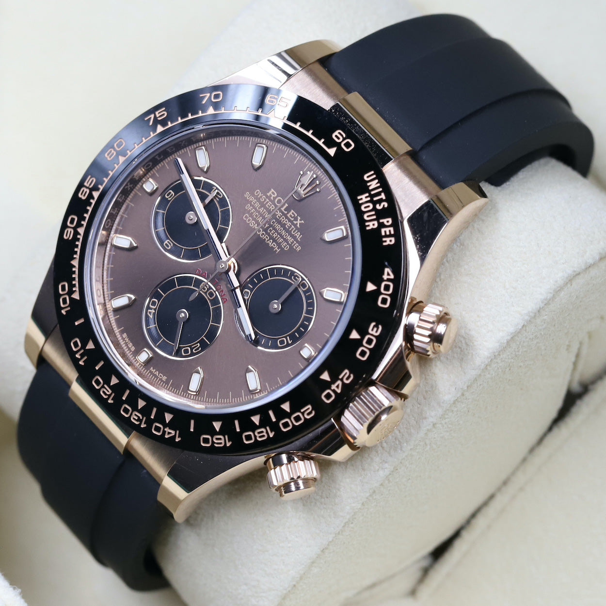Rolex116515LN Daytona Rose Gold Chocolate Dial – Newport Watch Club