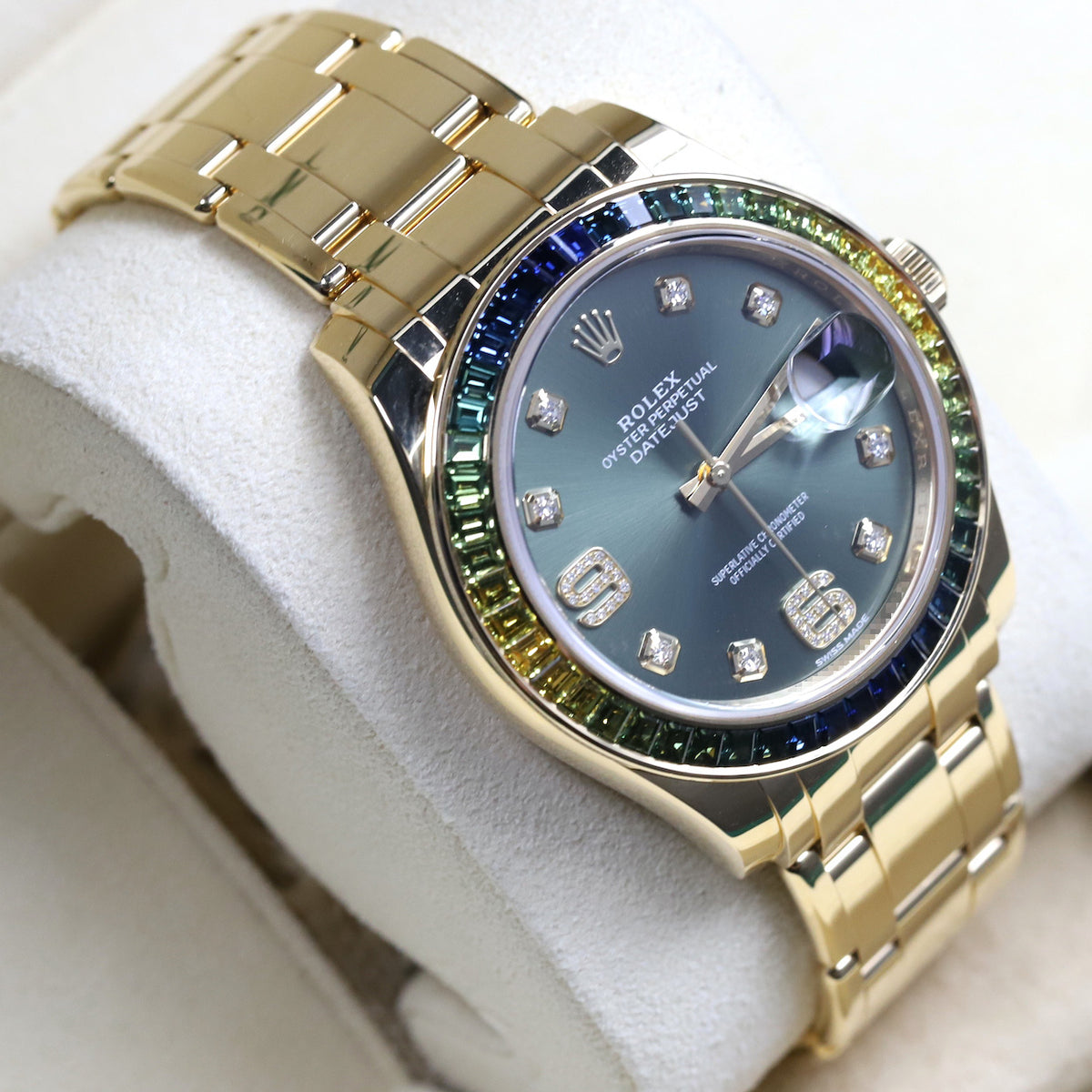 Rolex<br>86348SABLV Datejust Pearlmaster 39 Olive Green