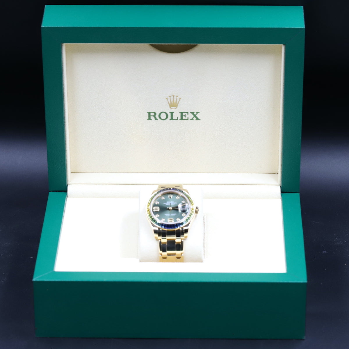 Rolex<br>86348SABLV Datejust Pearlmaster 39 Olive Green