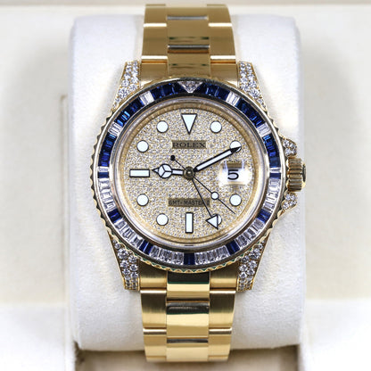 Rolex<br>116758SA GMT Master II Pave Diamond Dial
