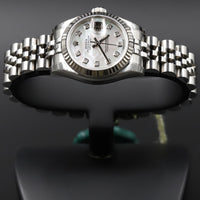 Rolex<br>179174 Datejust 26 White Mother of Pearl Diamond Dial