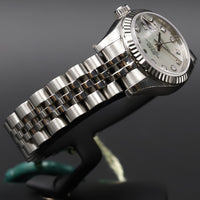 Rolex<br>179174 Datejust 26 White Mother of Pearl Diamond Dial