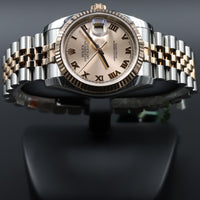 Rolex<br>116231 Datejust 36 SS/RG Rose Dial