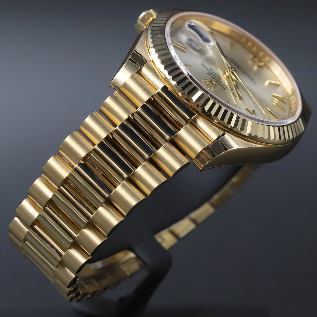 Rolex<br>228238 DayDate 40 Silver Roman Numeral Dial