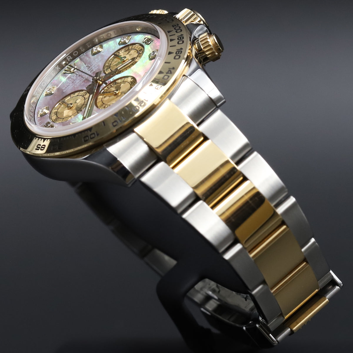 Rolex<br>116503 Daytona SS/18k Black Mother of Pearl Dial