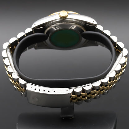 Rolex<br>16233 Datejust 36 SS/18k Champagne Diamond Dial