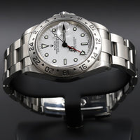 Rolex<br>16570 Explorer II White Dial