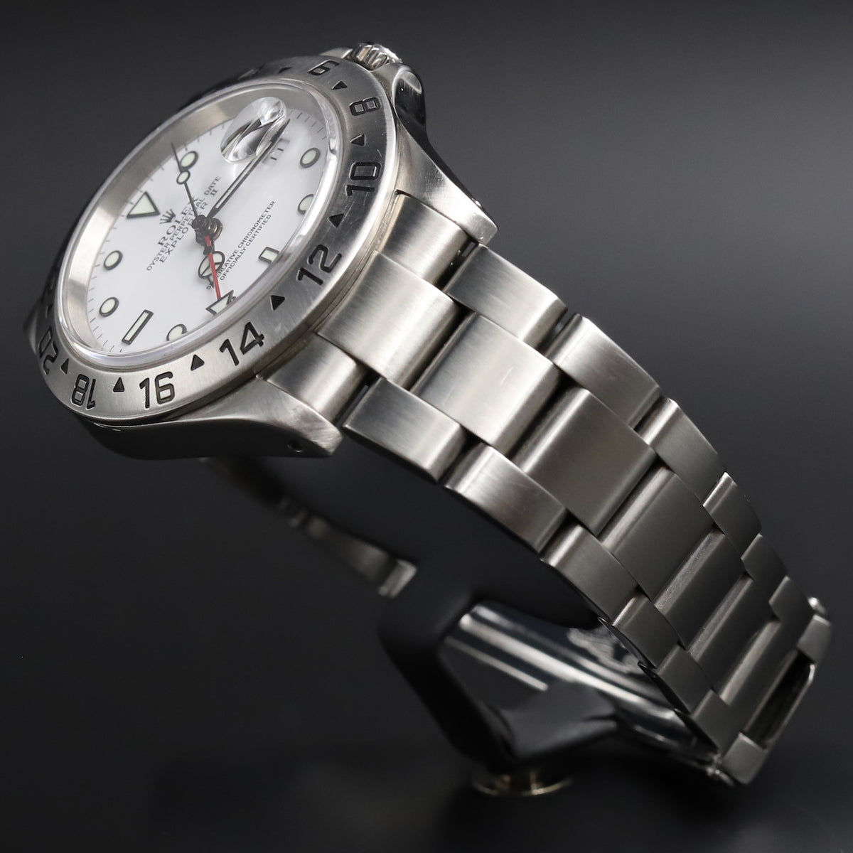 Rolex<br>16570 Explorer II White Dial