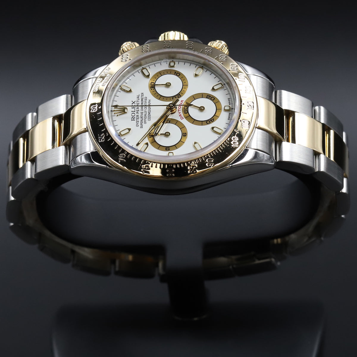 Rolex<br>116523 Daytona SS/18k White Dial