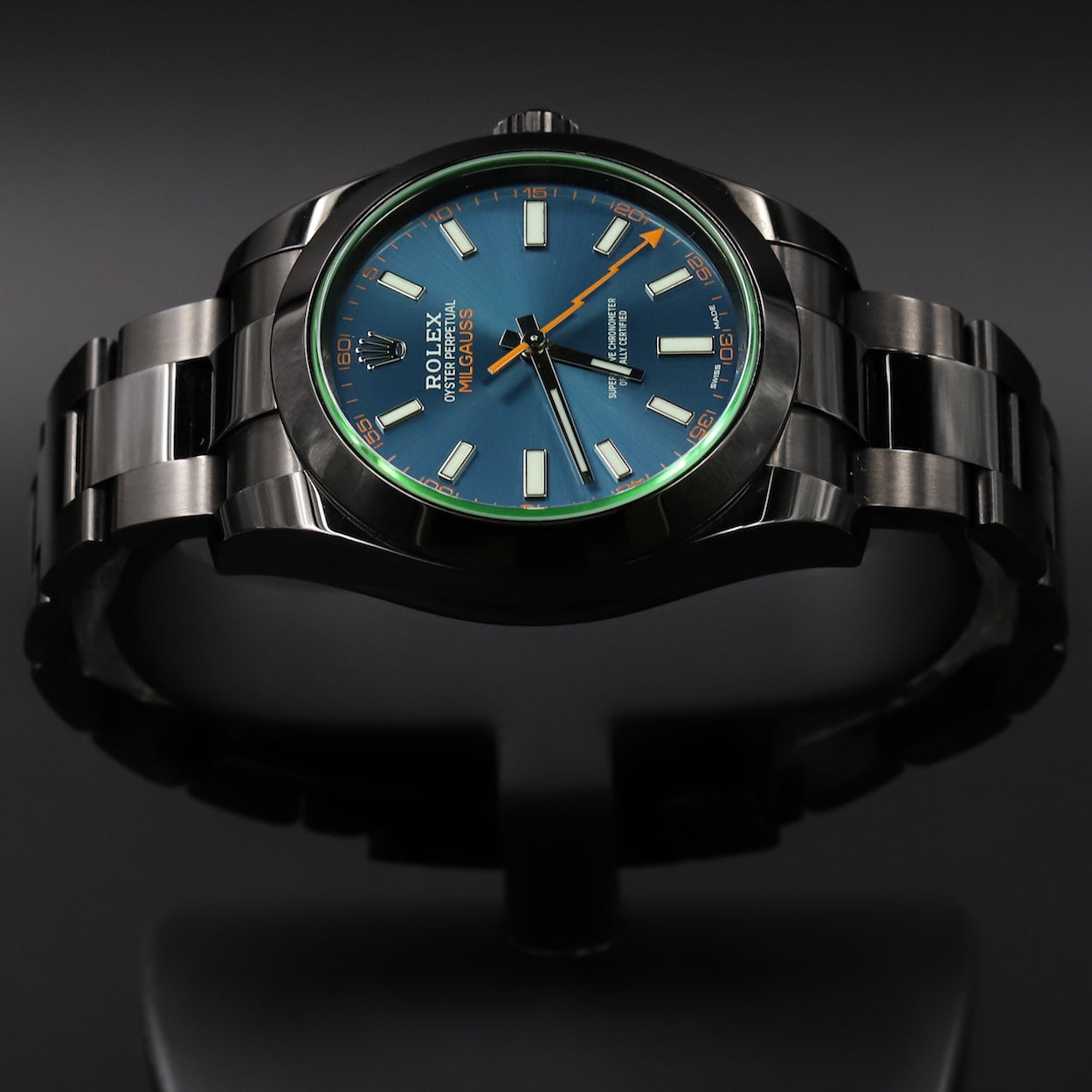 Rolex oyster perpetual milgauss titan black Clearance