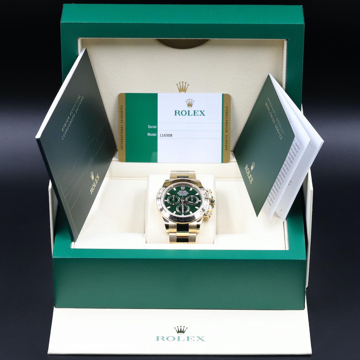 Rolex<br>116508 Daytona Green Dial