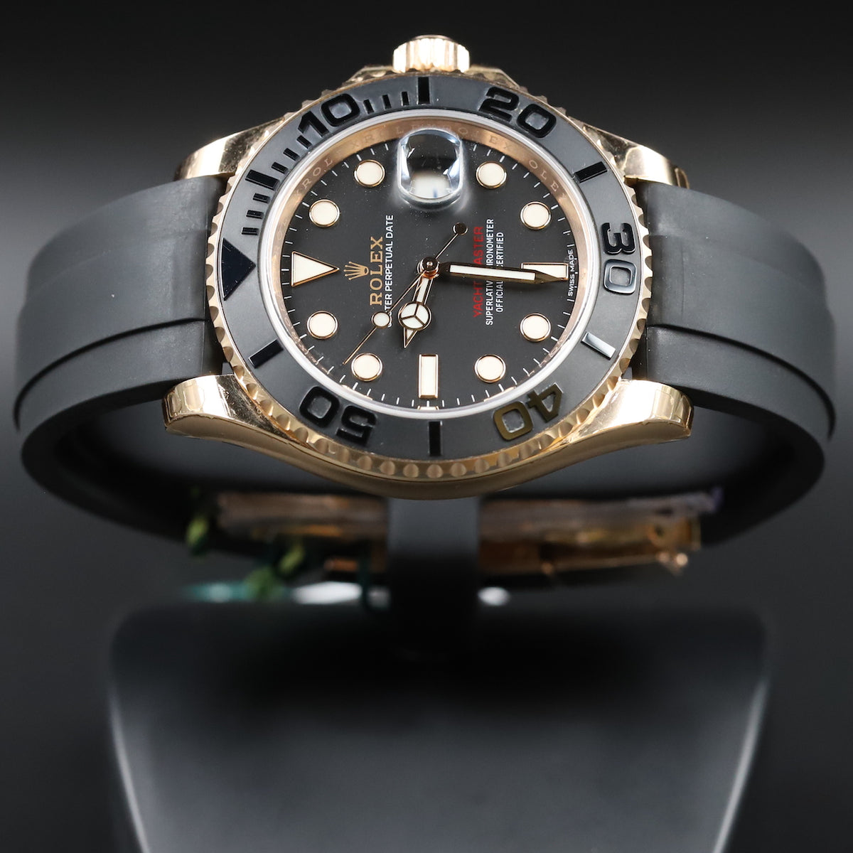 Rolex<br>116655 Yacht-Master 40 Oysterflex Black Dial