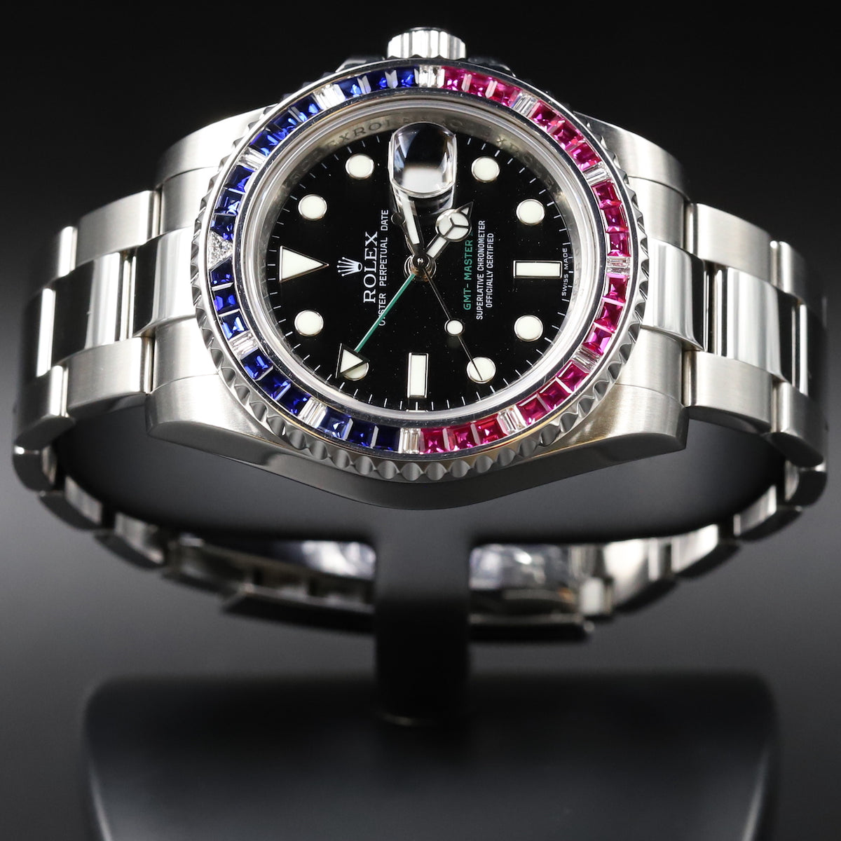 Rolex<br>116710LN GMT Master II Custom Diamond