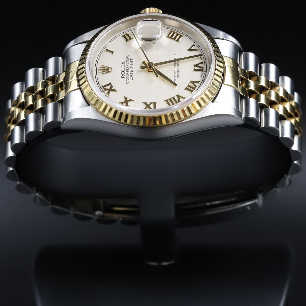 Rolex<br>16013 Datejust 36 SS/18k White Dial