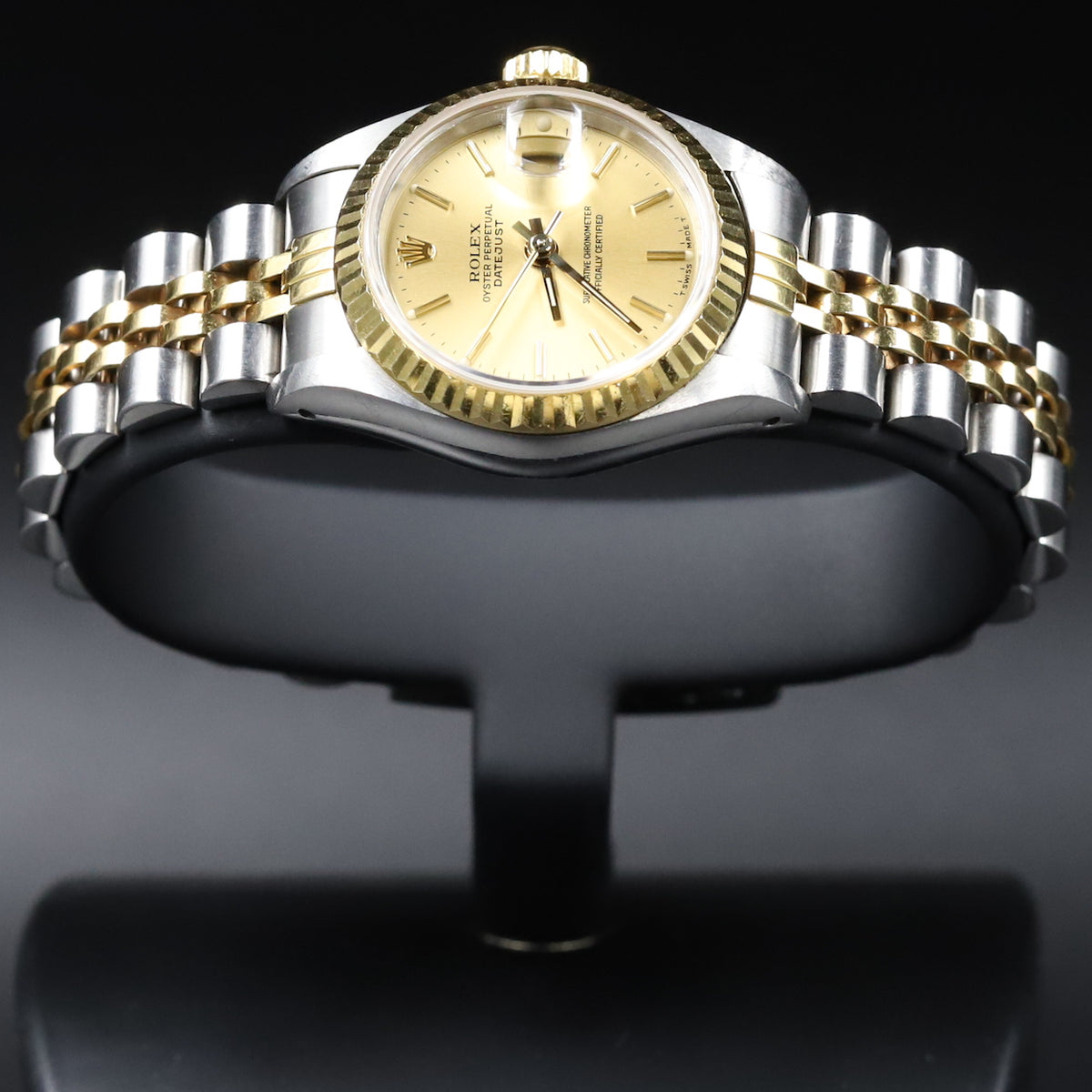 Rolex<br>179173 Datejust 26 18k/SS Champagne Index Dial