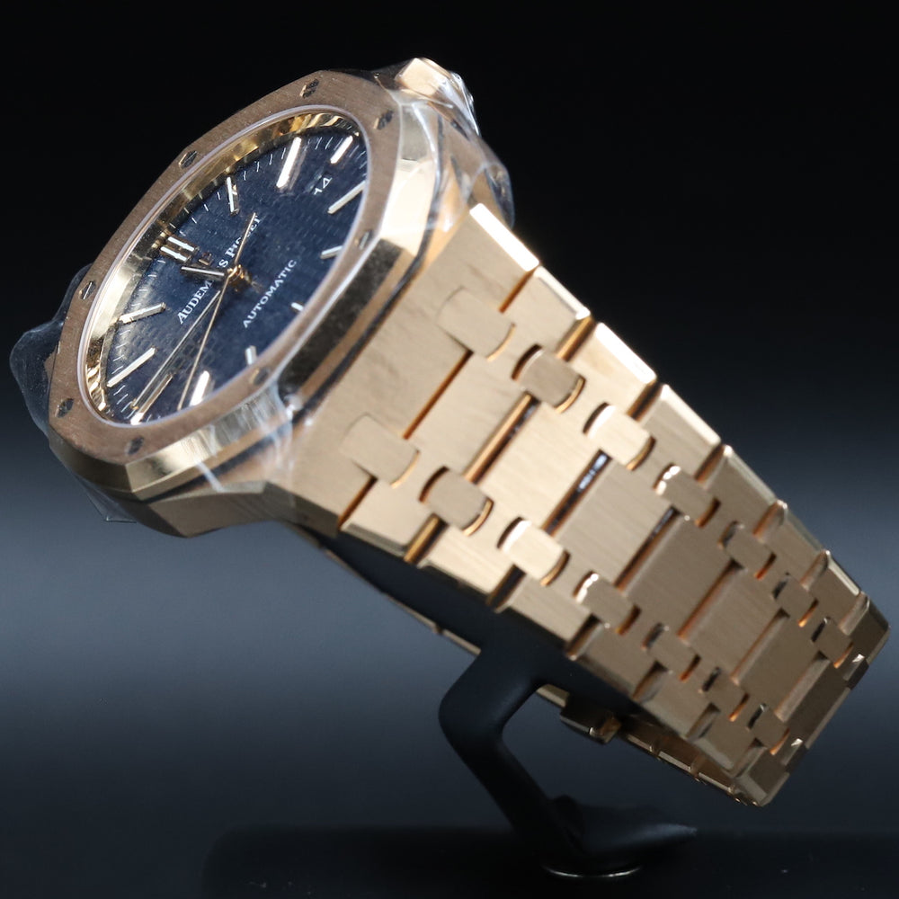 Audemars Piguet<br>15400OR Royal Oak Blue Dial