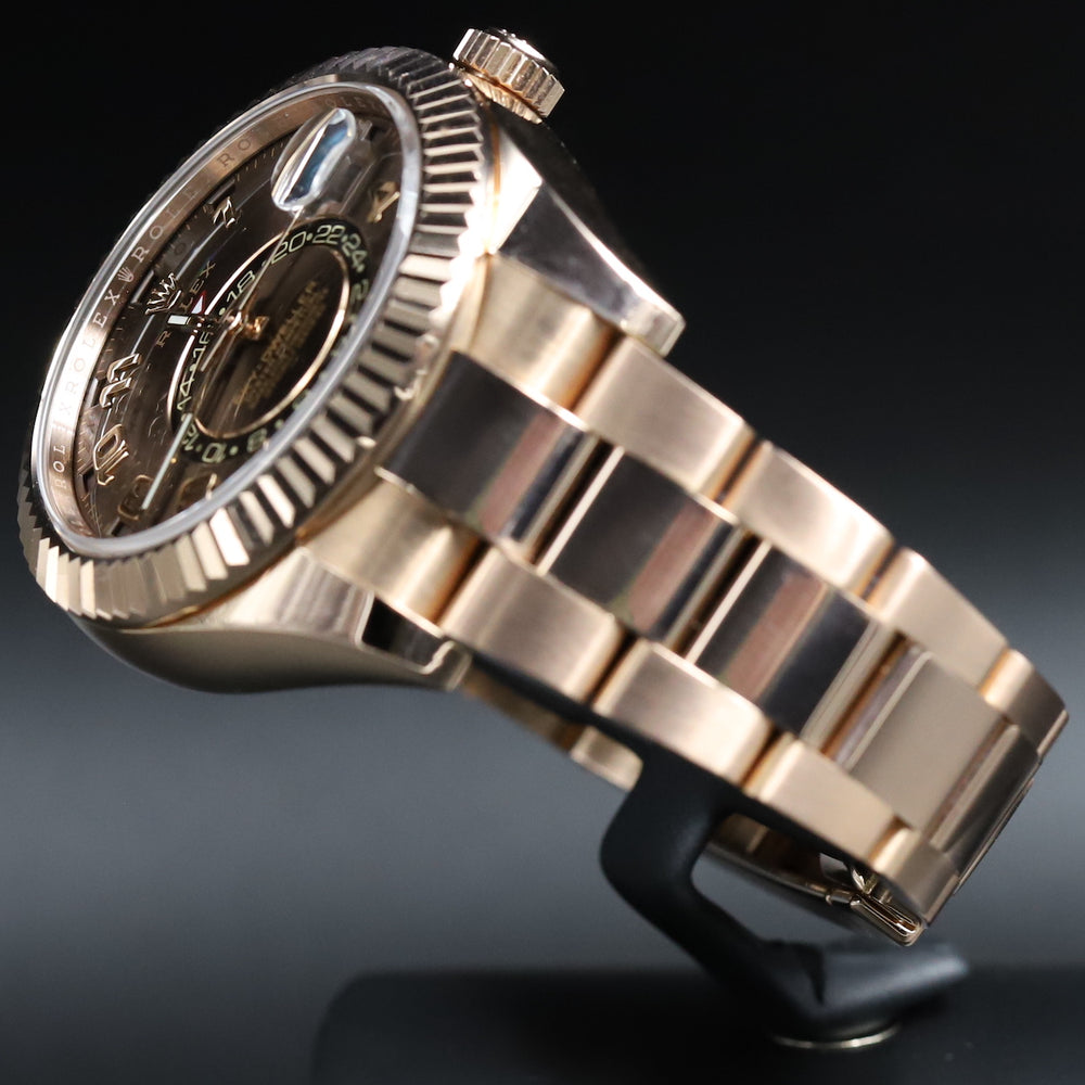 Rolex<br>326935 Sky-Dweller Chocolate Arabic Dial