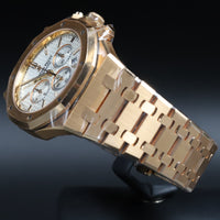 Audemars Piguet<br>26331OR Royal Oak Chronograph White Dial