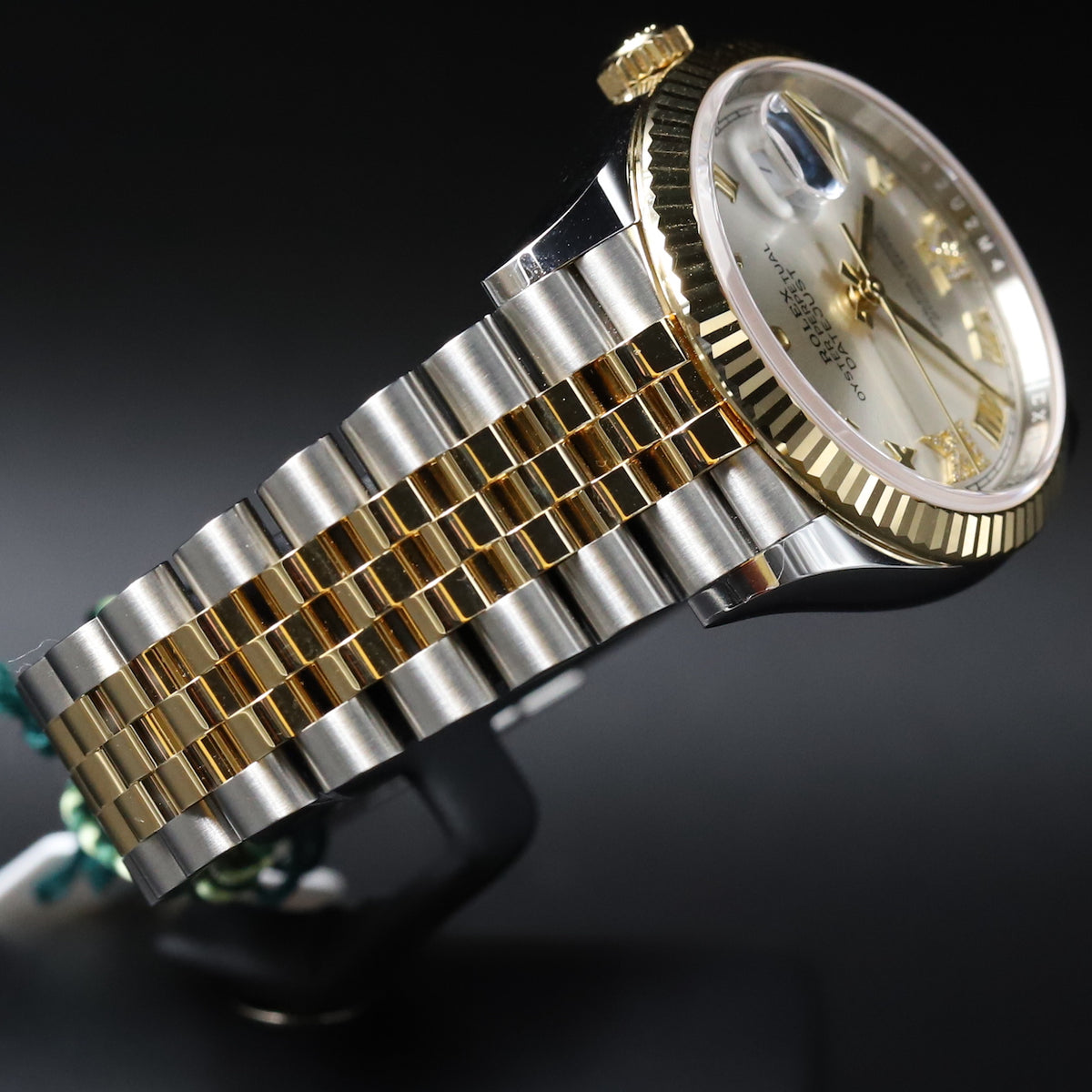 Rolex<br>126233 Datejust 36 SS/18k Silver Roman Numeral Diamond Dial