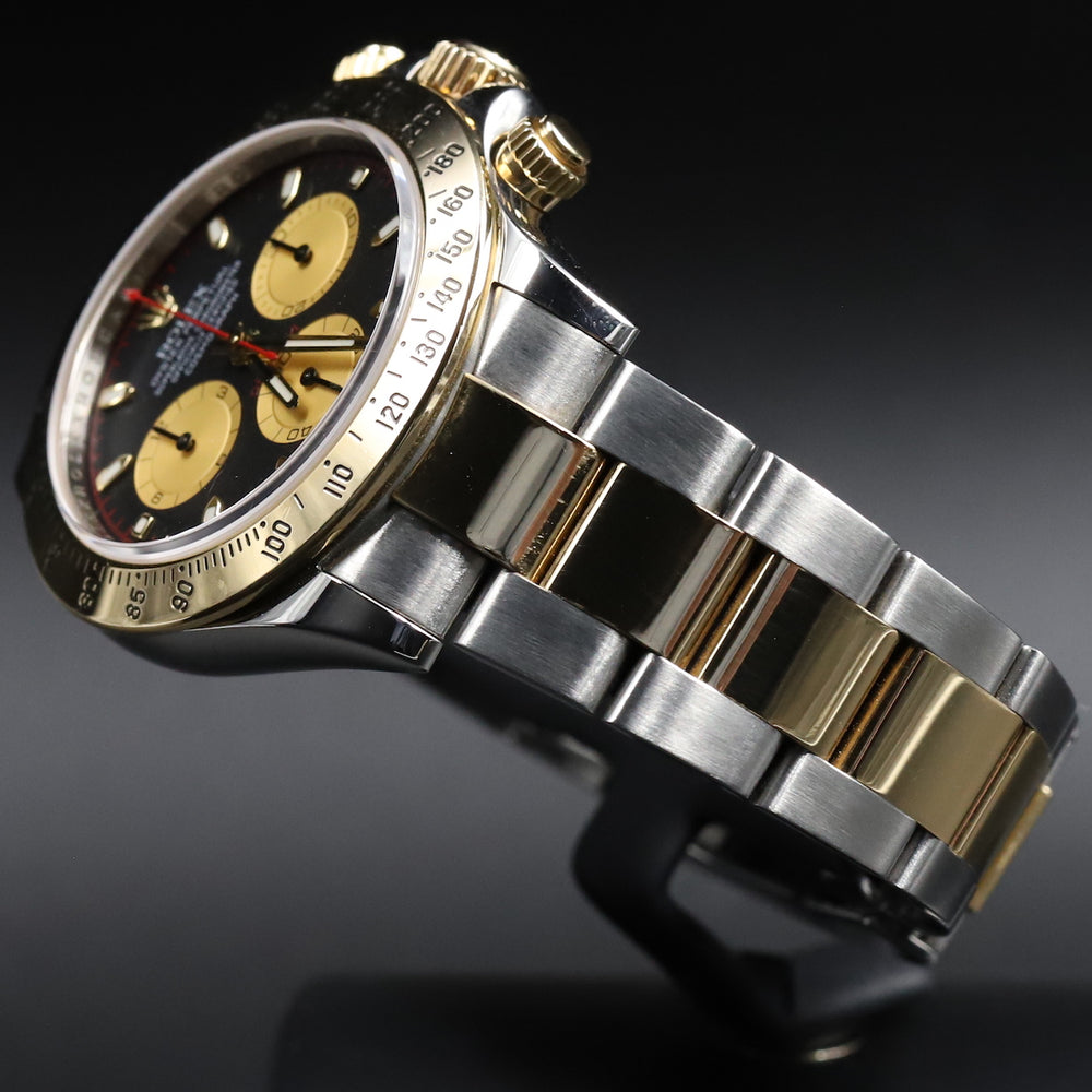 Rolex<br>116523 Daytona SS/18k Black Newman Dial