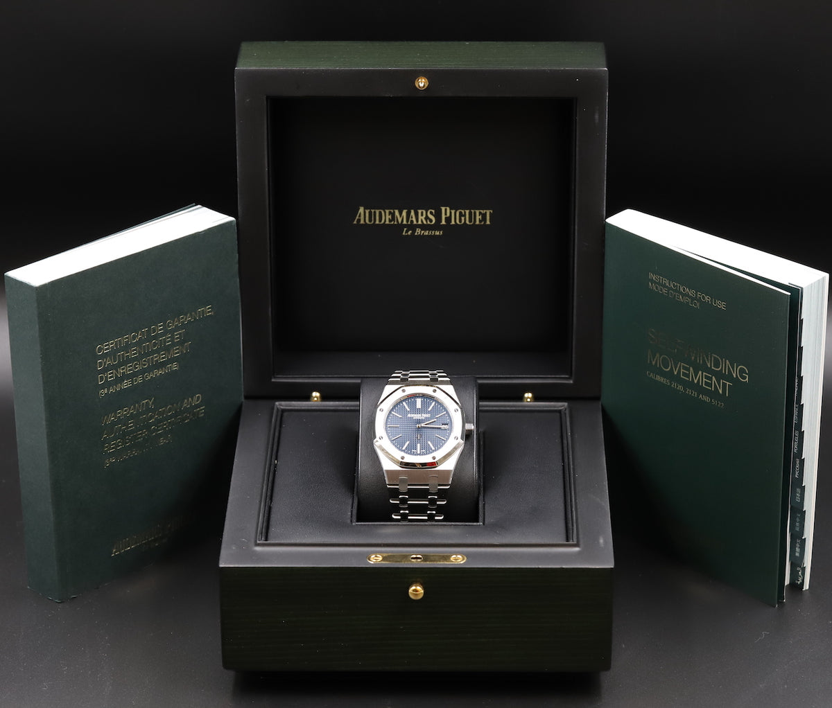 Audemars Piguet<br>15202ST Royal Oak Jumbo Blue Dial