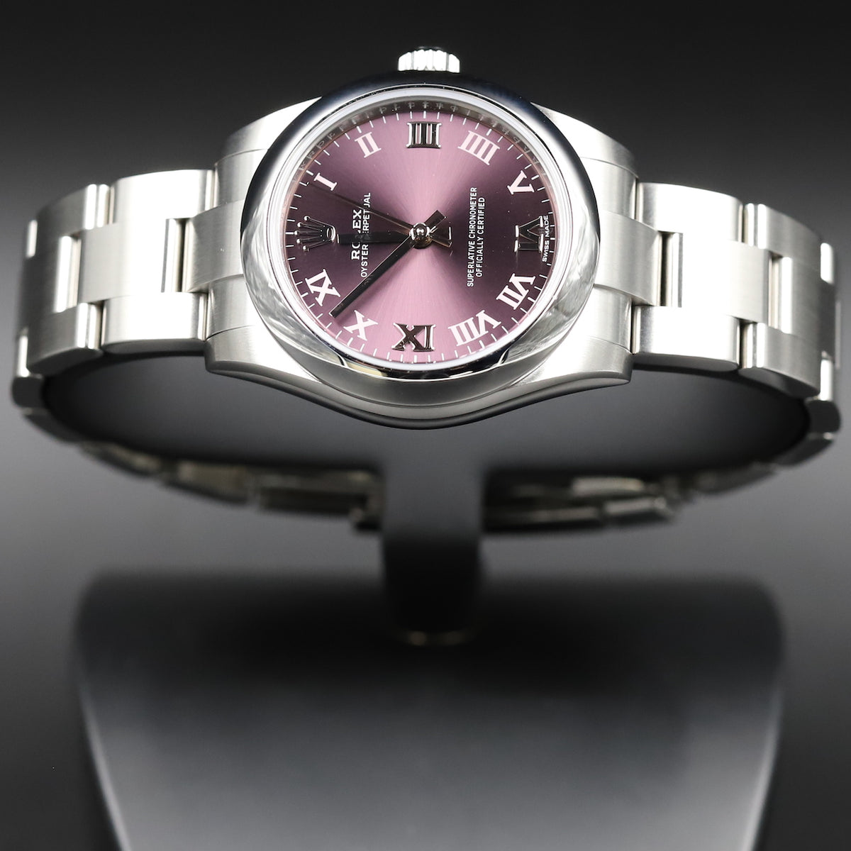 Rolex<br>177200 Oyster Perpetual 31 Red Grape Dial