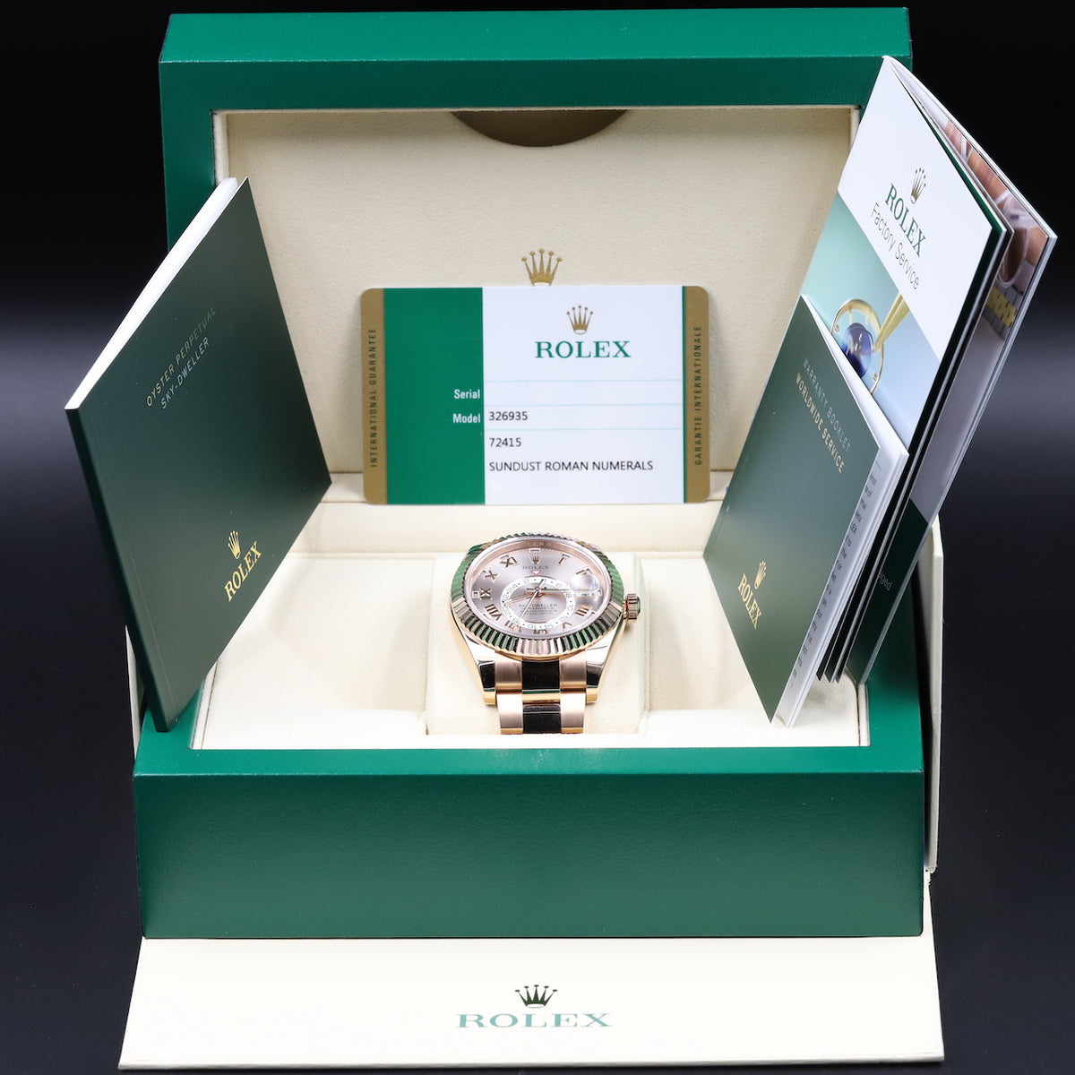 Rolex<br>326935 Sky-Dweller Sundust Dial